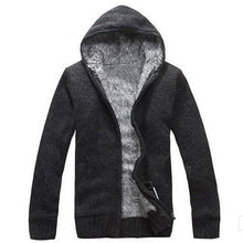 Load image into Gallery viewer, Mountainskin Autumn Winter Men's Thick Jackets Casual Warm Hoodies Fur Inside Outwear Mens Hooded Coat Thermal Sweatshirt SA505