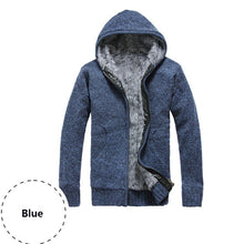 Load image into Gallery viewer, Mountainskin Autumn Winter Men's Thick Jackets Casual Warm Hoodies Fur Inside Outwear Mens Hooded Coat Thermal Sweatshirt SA505