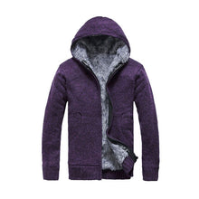 Load image into Gallery viewer, Mountainskin Autumn Winter Men's Thick Jackets Casual Warm Hoodies Fur Inside Outwear Mens Hooded Coat Thermal Sweatshirt SA505