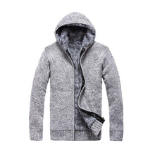 Load image into Gallery viewer, Mountainskin Autumn Winter Men's Thick Jackets Casual Warm Hoodies Fur Inside Outwear Mens Hooded Coat Thermal Sweatshirt SA505