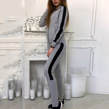 Load image into Gallery viewer, Tracksuit Women Sportwear Winter Women Suit LOVE Hoodies Printed Sports Shirt + Trousers Casual Zipper Long-sleeved Shirt