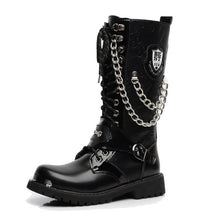 Load image into Gallery viewer, High Boots Men's Boots Large Size  Winter Boots  Zapatos De Hombre Zapatos De Hombre Men Shoes