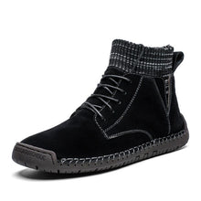 Load image into Gallery viewer, 2019 Men's Winter Shoes Warm High Quality Snow Boots Leather With Fur Breathable High Ankle Shoes Light Sneakers Big Size 48