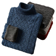 Load image into Gallery viewer, ICPANS Warm Winter Men Turtleneck Cotton Wool Liner Thicken Snow High Neck Mens Sweater Pullovers 2019 Plus Size 5XL 6XL 7XL