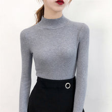 Load image into Gallery viewer, Autumn and Winter Explosions Sportswear High Collar Sweater Knit Pants Suit Casual Women's Two-piece Suit