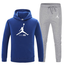 Load image into Gallery viewer, 23 Print Autumn winter Hot Sale Men's Sets Hoodie+pants 2 Pieces Sets Casual Tracksuit Male Sportswear Gyms Fitness Sweatpants
