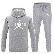 Load image into Gallery viewer, 23 Print Autumn winter Hot Sale Men's Sets Hoodie+pants 2 Pieces Sets Casual Tracksuit Male Sportswear Gyms Fitness Sweatpants