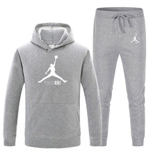 Load image into Gallery viewer, 23 Print Autumn winter Hot Sale Men's Sets Hoodie+pants 2 Pieces Sets Casual Tracksuit Male Sportswear Gyms Fitness Sweatpants