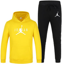 Load image into Gallery viewer, 23 Print Autumn winter Hot Sale Men's Sets Hoodie+pants 2 Pieces Sets Casual Tracksuit Male Sportswear Gyms Fitness Sweatpants