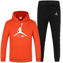 Load image into Gallery viewer, 23 Print Autumn winter Hot Sale Men's Sets Hoodie+pants 2 Pieces Sets Casual Tracksuit Male Sportswear Gyms Fitness Sweatpants
