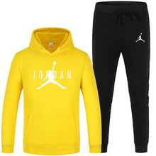 Load image into Gallery viewer, 23 Print Autumn winter Hot Sale Men's Sets Hoodie+pants 2 Pieces Sets Casual Tracksuit Male Sportswear Gyms Fitness Sweatpants