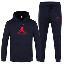 Load image into Gallery viewer, 23 Print Autumn winter Hot Sale Men's Sets Hoodie+pants 2 Pieces Sets Casual Tracksuit Male Sportswear Gyms Fitness Sweatpants