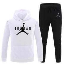 Load image into Gallery viewer, 23 Print Autumn winter Hot Sale Men's Sets Hoodie+pants 2 Pieces Sets Casual Tracksuit Male Sportswear Gyms Fitness Sweatpants