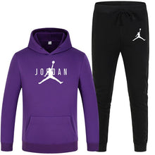 Load image into Gallery viewer, 23 Print Autumn winter Hot Sale Men's Sets Hoodie+pants 2 Pieces Sets Casual Tracksuit Male Sportswear Gyms Fitness Sweatpants