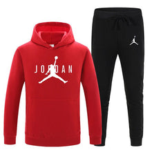 Load image into Gallery viewer, 23 Print Autumn winter Hot Sale Men's Sets Hoodie+pants 2 Pieces Sets Casual Tracksuit Male Sportswear Gyms Fitness Sweatpants