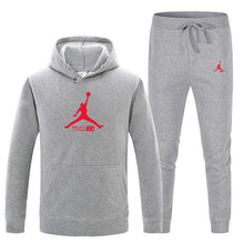 Load image into Gallery viewer, 23 Print Autumn winter Hot Sale Men's Sets Hoodie+pants 2 Pieces Sets Casual Tracksuit Male Sportswear Gyms Fitness Sweatpants