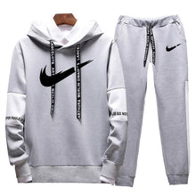 Load image into Gallery viewer, Brand Clothing Men's Casual Sweatshirts Pullover Cotton Men Tracksuit Hoodies Two Piece + Pants Sport Shirts Autumn Winter Set м