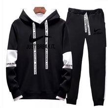 Load image into Gallery viewer, Brand Clothing Men's Casual Sweatshirts Pullover Cotton Men Tracksuit Hoodies Two Piece + Pants Sport Shirts Autumn Winter Set м