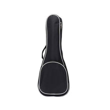 Load image into Gallery viewer, 21/23/26 Inch Ukulele Bag Padded Zipper Pockets Black Adjustable Strap Backpack Case Thickened Storage Oxford Cloth With Handle