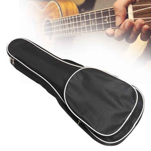 Load image into Gallery viewer, 21/23/26 Inch Ukulele Bag Padded Zipper Pockets Black Adjustable Strap Backpack Case Thickened Storage Oxford Cloth With Handle