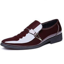 Load image into Gallery viewer, Men's dress shoes men's dress shoes leather luxury fashion wedding shoes men's business casual Oxford shoes zapatos de hombre