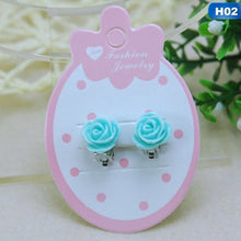 Load image into Gallery viewer, 13 Style Children Cute Animal Flowers Ear Clip Creative Cartoon Girl Earring Clip Princess Sweet Clip Earring Jewelry Gift
