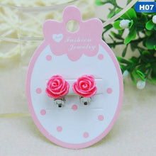 Load image into Gallery viewer, 13 Style Children Cute Animal Flowers Ear Clip Creative Cartoon Girl Earring Clip Princess Sweet Clip Earring Jewelry Gift