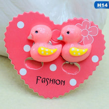 Load image into Gallery viewer, 13 Style Children Cute Animal Flowers Ear Clip Creative Cartoon Girl Earring Clip Princess Sweet Clip Earring Jewelry Gift