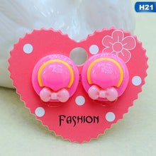 Load image into Gallery viewer, 13 Style Children Cute Animal Flowers Ear Clip Creative Cartoon Girl Earring Clip Princess Sweet Clip Earring Jewelry Gift