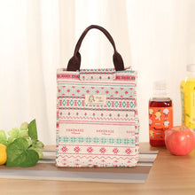 Load image into Gallery viewer, Female Lunch Food Box Bag Fashion Insulated Thermal Food Picnic Lunch Bags for Women kids Men Cooler Tote Bag Case