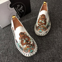 Load image into Gallery viewer, Embroidered Men's Casual Loafers Summer Fashion Slip on Male Canvas Shoes Lightweight Breathable Flat Shoes