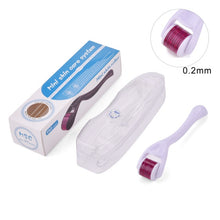 Load image into Gallery viewer, Derma Roller 0.3mm 0.25mm 0.2mm Titanium Mesoroller for Body Face Micro Needle Mezoroller Dermaroller microniddle for hair