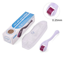 Load image into Gallery viewer, Derma Roller 0.3mm 0.25mm 0.2mm Titanium Mesoroller for Body Face Micro Needle Mezoroller Dermaroller microniddle for hair