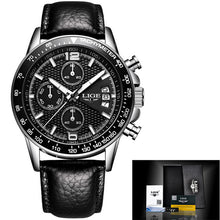 Load image into Gallery viewer, 2020LIGE Quartz Watches Mens Top Luxury Brand Military Sport Full Steel Men Watch Waterproof Clock Chronograph Relogio Masculino