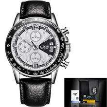 Load image into Gallery viewer, 2020LIGE Quartz Watches Mens Top Luxury Brand Military Sport Full Steel Men Watch Waterproof Clock Chronograph Relogio Masculino