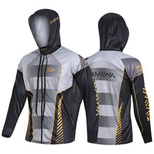 Load image into Gallery viewer, Daiwa Clothes Fishing Shirt Jacket Ice Silk Quick Dry Sports Clothing Sun Protection Face Neck Anti-uv Breathable Fishing Hooded