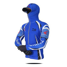 Load image into Gallery viewer, Daiwa Clothes Fishing Shirt Jacket Ice Silk Quick Dry Sports Clothing Sun Protection Face Neck Anti-uv Breathable Fishing Hooded