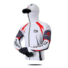 Load image into Gallery viewer, Daiwa Clothes Fishing Shirt Jacket Ice Silk Quick Dry Sports Clothing Sun Protection Face Neck Anti-uv Breathable Fishing Hooded