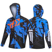 Load image into Gallery viewer, Daiwa Clothes Fishing Shirt Jacket Ice Silk Quick Dry Sports Clothing Sun Protection Face Neck Anti-uv Breathable Fishing Hooded