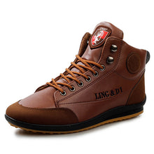 Load image into Gallery viewer, 2019 Ankle Boots Men Boots Slip-on Winter Shoes Men High-top Shoes Winter Boots Male Shoes Adult Men's Sneakers Boots Men 39 S