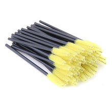 Load image into Gallery viewer, SHIDISHANGPIN eyelash brush makeup brushes 50pcs individual disposable mascara applicator comb wand lashes make up brushes tools