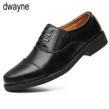 Load image into Gallery viewer, Classic Business Men's Dress Shoes Fashion Elegant Formal Wedding Shoes Men Slip On Office Oxford Shoes For Men Black tyh6