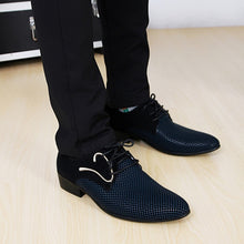 Load image into Gallery viewer, Men's Dress Shoes Men Pointed Toe Business Suit Male Shoes Adult Wedding Shoes Comfort Oxfords Men Formal Shoes 2020