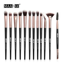 Load image into Gallery viewer, MAANGE Pro  3/5/12 pcs/lot  Makeup Brushes Set Eye Shadow Blending Eyeliner Eyelash Eyebrow Brushes For Makeup New