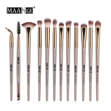 Load image into Gallery viewer, MAANGE Pro  3/5/12 pcs/lot  Makeup Brushes Set Eye Shadow Blending Eyeliner Eyelash Eyebrow Brushes For Makeup New