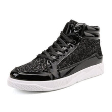 Load image into Gallery viewer, Best Selling Men's Fashion Party Nightclub Dress Lacquered Leather Dress Shoes Platform Sequins Brock Oxford Men's Shoes