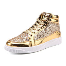 Load image into Gallery viewer, Best Selling Men's Fashion Party Nightclub Dress Lacquered Leather Dress Shoes Platform Sequins Brock Oxford Men's Shoes