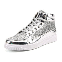 Load image into Gallery viewer, Best Selling Men's Fashion Party Nightclub Dress Lacquered Leather Dress Shoes Platform Sequins Brock Oxford Men's Shoes