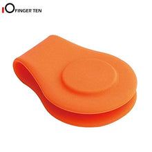 Load image into Gallery viewer, Silicone Golf Hat Clip Ball Marker Holder with Strong Magnetic Attach to Your Pocket Edge Belt Clothes Gift