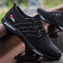 Load image into Gallery viewer, ELGEER New canvas shoes deodorant breathable men's shoes tide shoes non-slip male students tie casual stripes men shoes